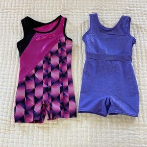Girls Gymnastics Leotard Set